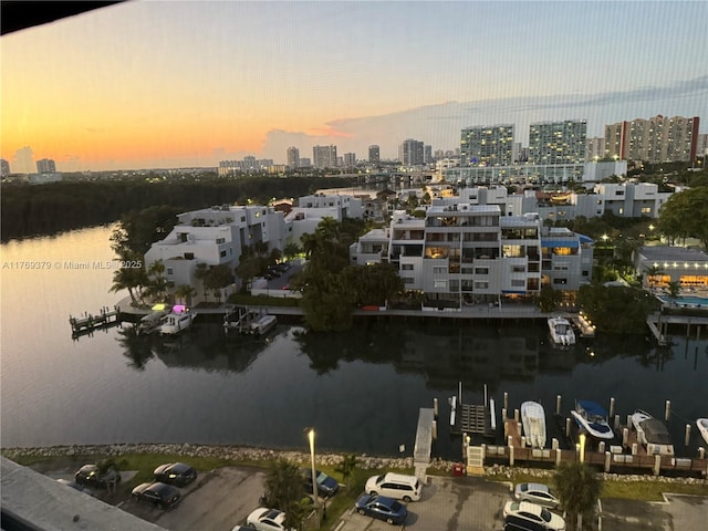 exterior space featuring a city view