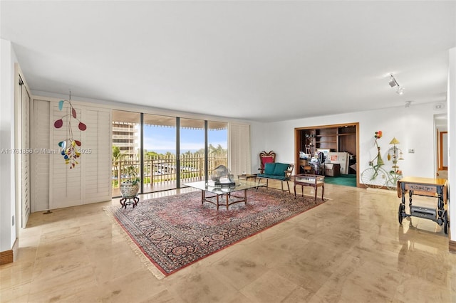 1 Grove Isle Dr Unit A409, Miami, FL 33133 - living room with floor to ceiling windows