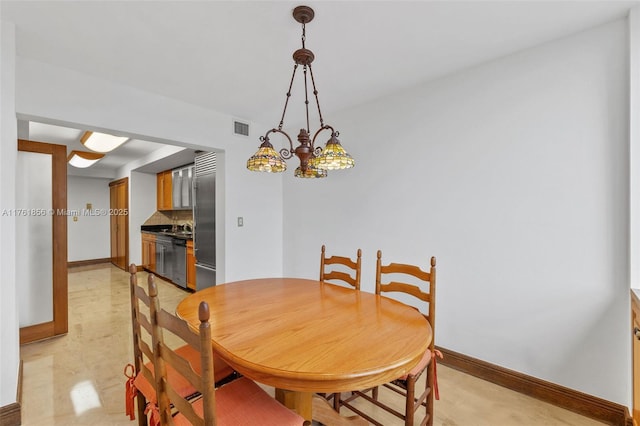 1 Grove Isle Dr Unit A409, Miami, FL 33133 - dining room with baseboards