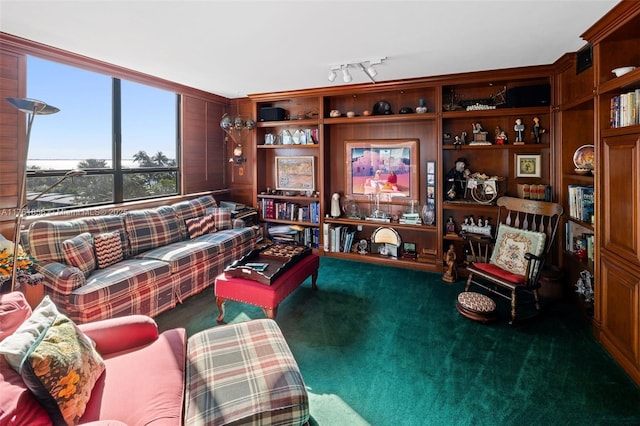 1 Grove Isle Dr Unit A409, Miami, FL 33133 - view of carpeted living room