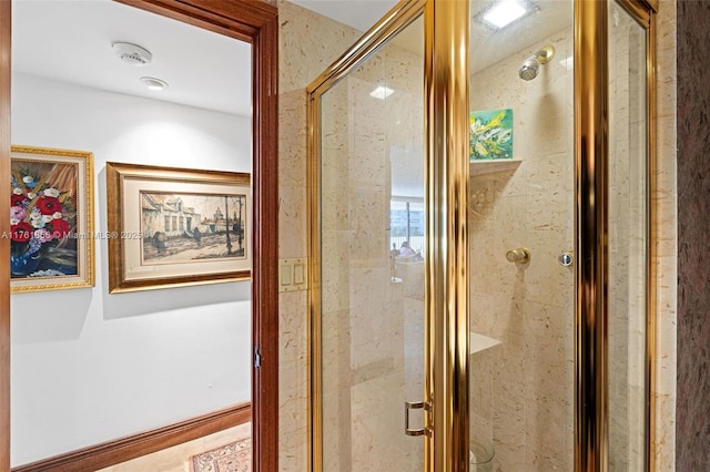 1 Grove Isle Dr Unit A409, Miami, FL 33133 - bathroom featuring a stall shower