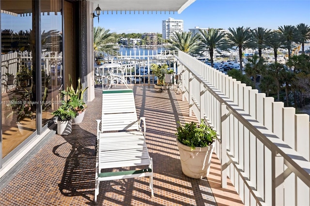 1 Grove Isle Dr Unit A409, Miami, FL 33133 - balcony featuring a water view