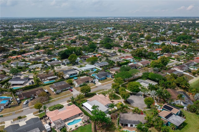 drone / aerial view featuring a residential view