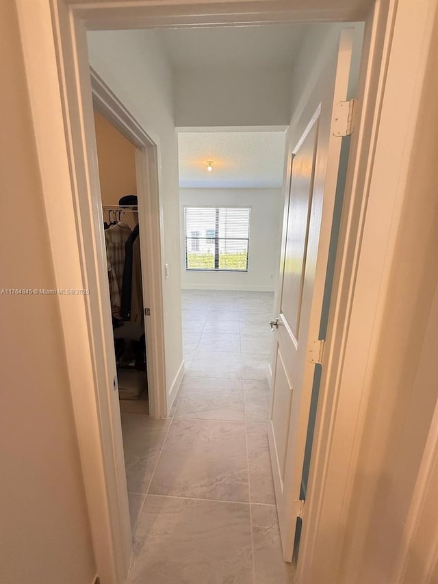 hall with baseboards