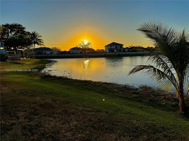property view of water