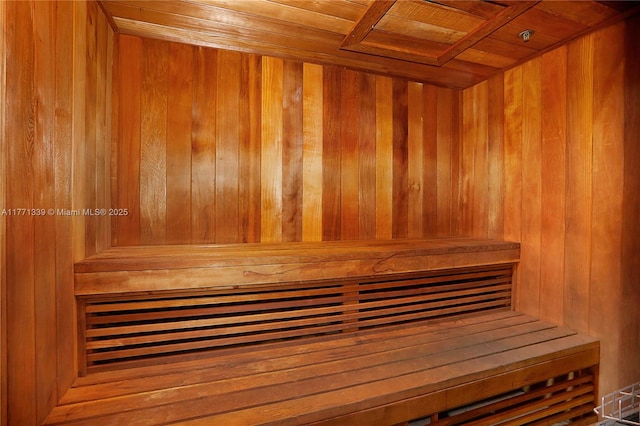 2665 SW 37th Ave Unit 1404, Miami, FL 33133 - relaxing sauna with wood ceiling and wood walls