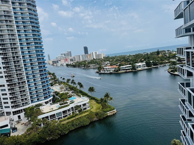 20515 E Country Club Dr Unit 1641, Aventura, FL 33180 - view of water feature with a view of city