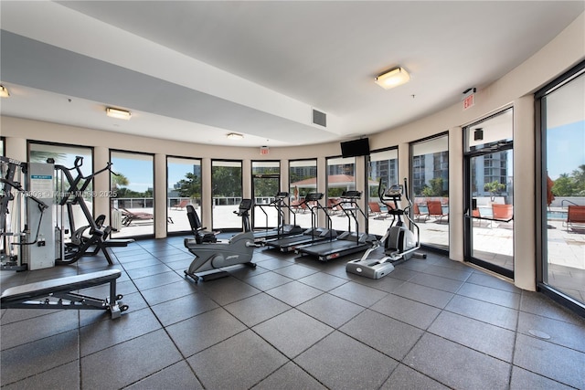 20515 E Country Club Dr Unit 1641, Aventura, FL 33180 - workout area with visible vents