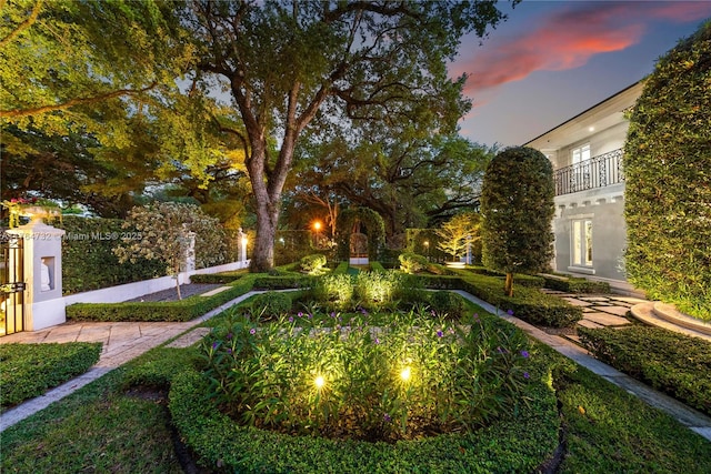 3916 Granada Blvd, Coral Gables, FL 33134 - view of yard with a balcony