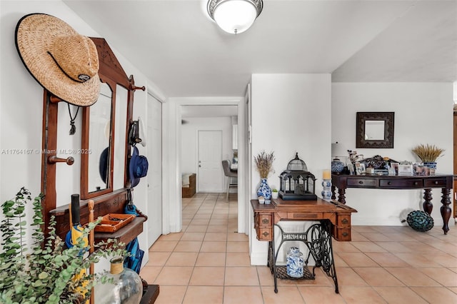 14841 Dade Pine Ave, Miami Lakes, FL 33014 - foyer entrance featuring light tile patterned flooring
