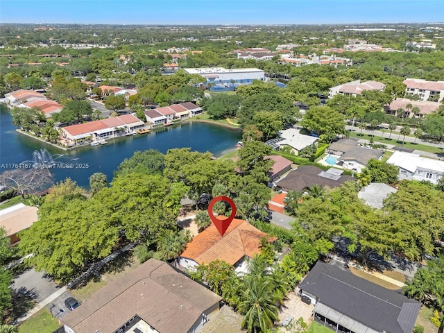 14841 Dade Pine Ave, Miami Lakes, FL 33014 - aerial view of residential area featuring a large body of water