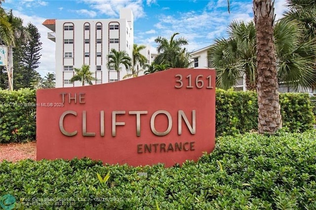 3161 S Ocean Dr Unit 708, Hallandale Beach, FL 33009 - view of community sign