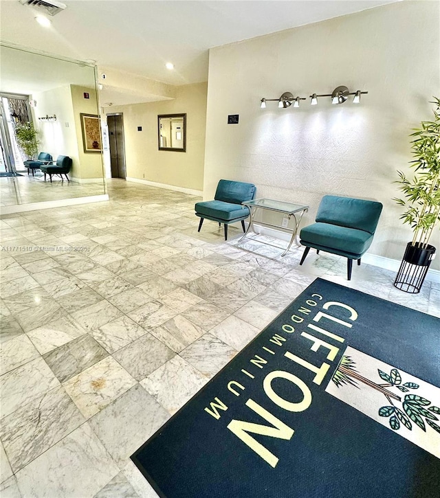 3161 S Ocean Dr Unit 708, Hallandale Beach, FL 33009 - building lobby with visible vents