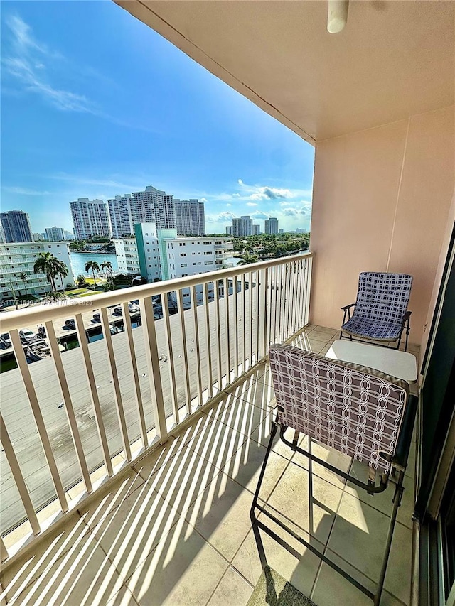 3161 S Ocean Dr Unit 708, Hallandale Beach, FL 33009 - balcony featuring a view of city