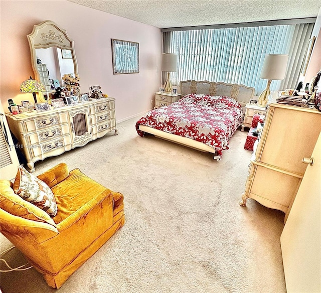 3161 S Ocean Dr Unit 708, Hallandale Beach, FL 33009 - carpeted bedroom featuring baseboards and a textured ceiling