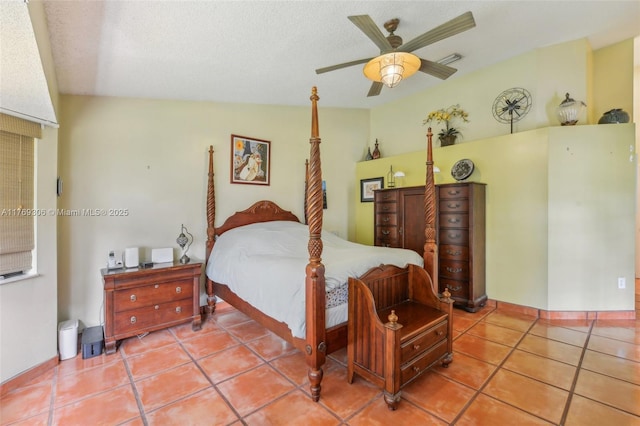 19460 NW 8th St, Pembroke Pines, FL 33029 - tiled bedroom featuring ceiling fan
