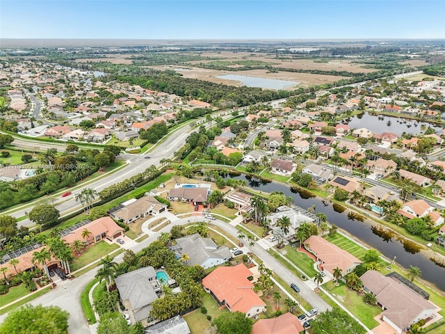 19460 NW 8th St, Pembroke Pines, FL 33029 - aerial overview of property's location with nearby suburban area and a nearby body of water