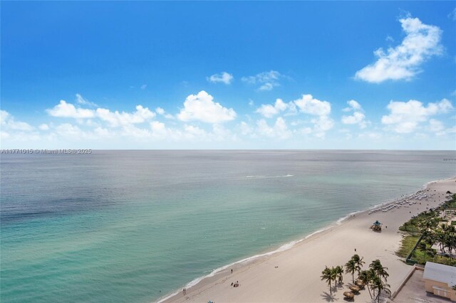 18501 Collins Ave Unit 1804, Sunny Isles Beach, FL 33160 - water view featuring nearby beach