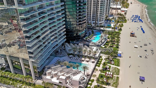 18501 Collins Ave Unit 1804, Sunny Isles Beach, FL 33160 - aerial view of a pool and expansive coastline