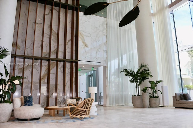 18501 Collins Ave Unit 1804, Sunny Isles Beach, FL 33160 - community lobby with a high ceiling