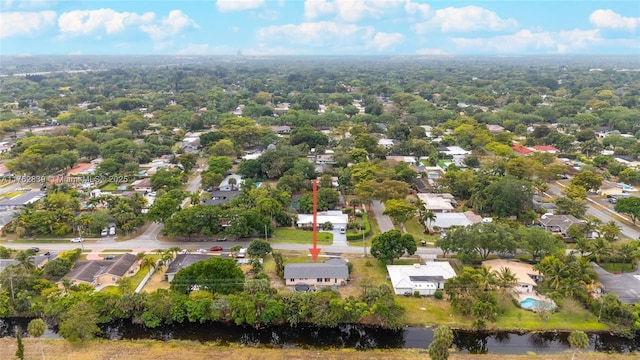 aerial view featuring a residential view