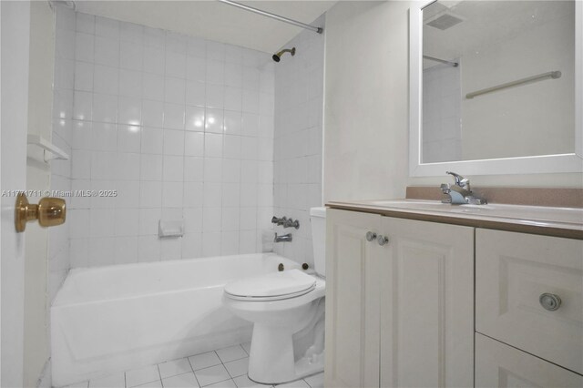 6886 N Kendall Dr Unit D208, Pinecrest, FL 33156 - full bath featuring vanity, tile patterned flooring, and tub / shower combination
