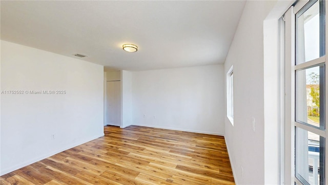 219 SW 6th Ln, Florida City, FL 33034 - empty room featuring visible vents and light wood-style flooring