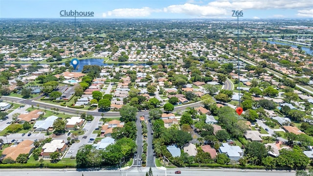 766 NW 24th Ave, Delray Beach, FL 33445 - aerial view of property and surrounding area with a nearby body of water and nearby suburban area