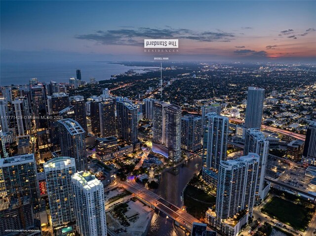 690 SW 1st Ave Unit 2610, Miami, FL 33130 - property's view of city with a water view