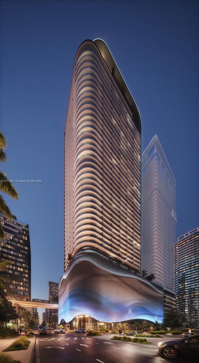 690 SW 1st Ave Unit 3906, Miami, FL 33130 - property at night with a view of city lights