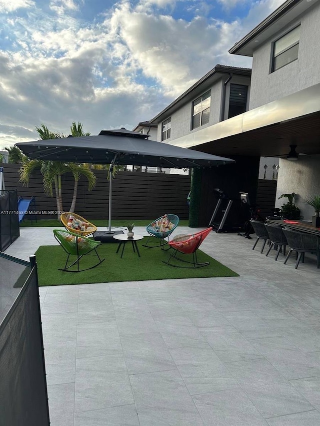 8868 NW 161st Ter, Miami Lakes, FL 33018 - view of patio / terrace featuring a gazebo
