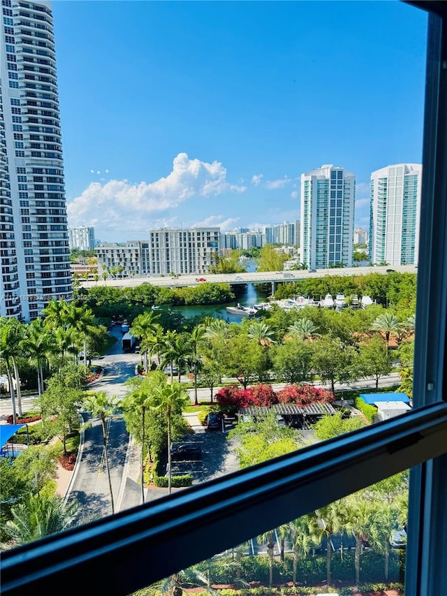 3600 Mystic Pointe Dr Unit 1210, Aventura, FL 33180 - water view with nearby urban area