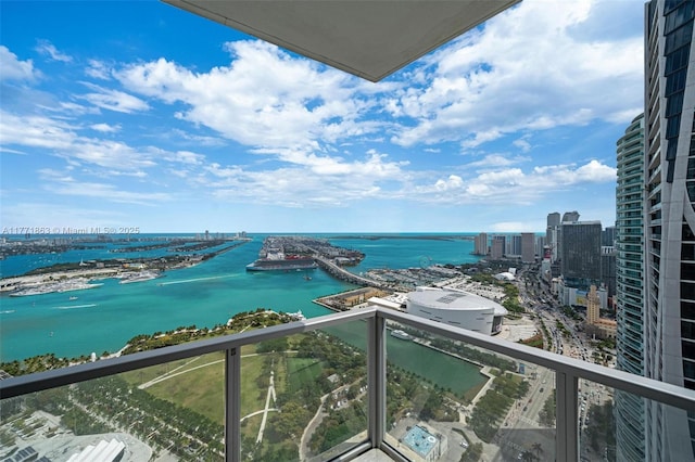 1100 Biscayne Blvd Unit 4901, Miami, FL 33132 - water view featuring nearby urban area