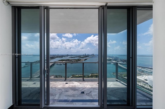 1100 Biscayne Blvd Unit 4901, Miami, FL 33132 - balcony with a water view