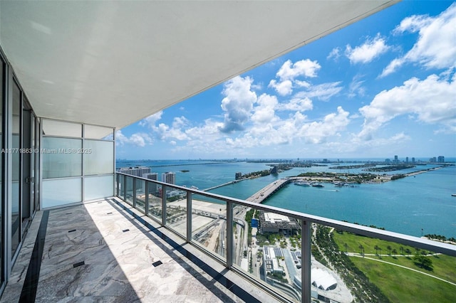 1100 Biscayne Blvd Unit 4901, Miami, FL 33132 - balcony with a water view