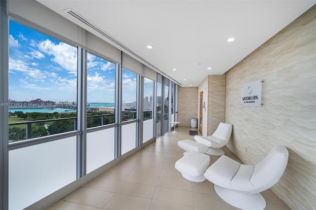 1100 Biscayne Blvd Unit 4901, Miami, FL 33132 - unfurnished sunroom with healthy amount of natural light