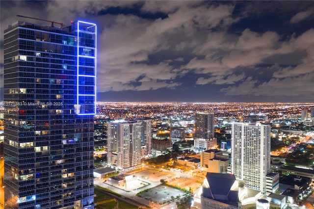 1100 Biscayne Blvd Unit 4901, Miami, FL 33132 - city view featuring a view of city lights