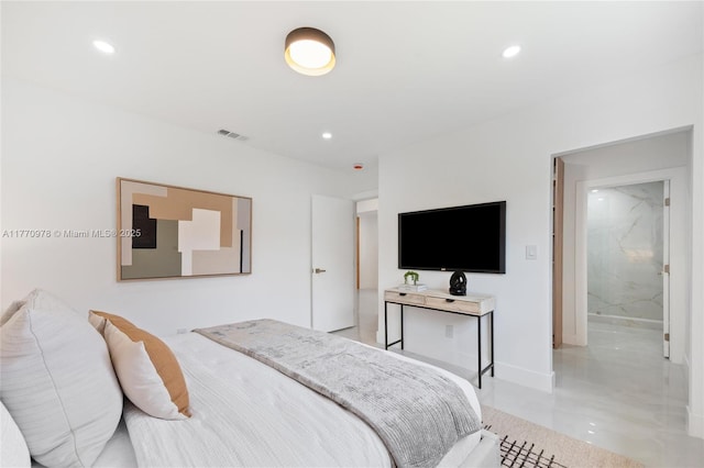475 NW 87th St, El Portal, FL 33150 - bedroom featuring recessed lighting and baseboards