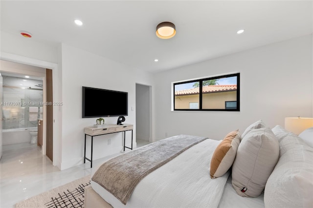 475 NW 87th St, El Portal, FL 33150 - bedroom featuring recessed lighting and connected bathroom