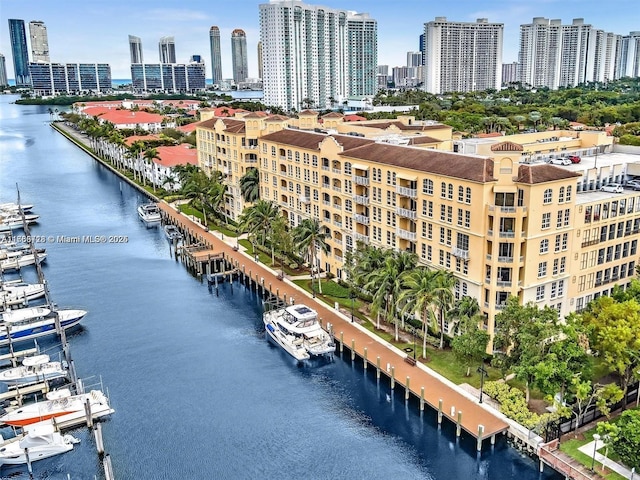 3001 NE 185th St Unit 418, Aventura, FL 33180 - bird's eye view of a skyline view and a large body of water