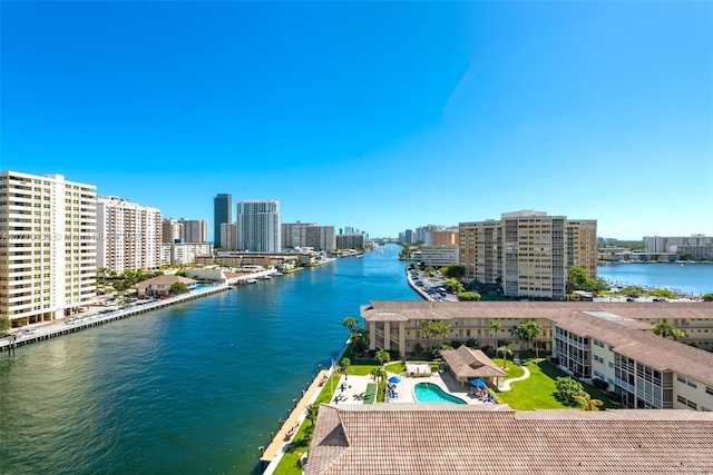 2600 E Hallandale Beach Blvd Unit T1001, Hallandale Beach, FL 33009 - water view with nearby urban area