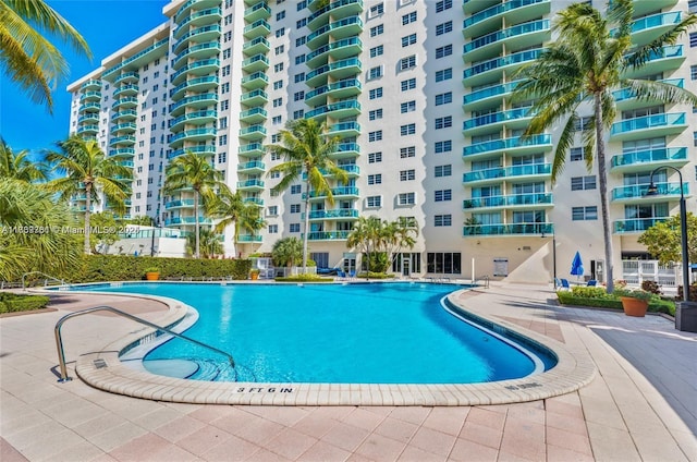view of community pool