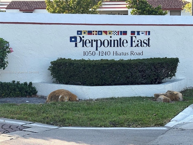 1170 N Hiatus Rd Unit 1170, Pembroke Pines, FL 33026 - view of community / neighborhood sign
