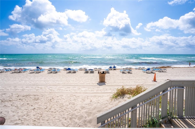 19201 Collins Ave Unit 425, Sunny Isles Beach, FL 33160 - water view with a view of the beach