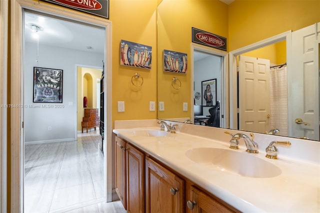 3091 SW 195th Ter, Miramar, FL 33029 - full bathroom featuring double vanity and a sink