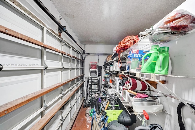 storage area with a garage