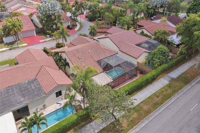 birds eye view of property featuring a residential view