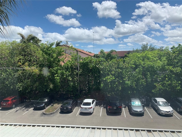 view of uncovered parking lot