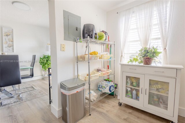 30 E 39th St Unit 325, Hialeah, FL 33013 - interior space with electric panel and wood finished floors