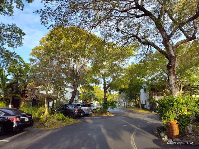 view of road